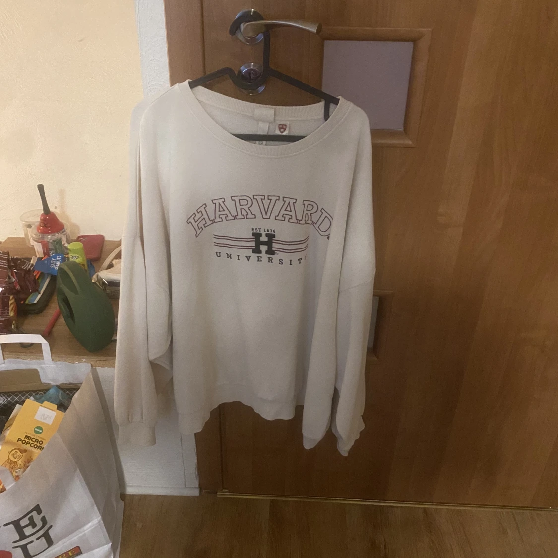 Sweatshirt med tryck