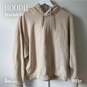 Hoodie  - Beige hoodie från Lager 157 storlek M, 80:-