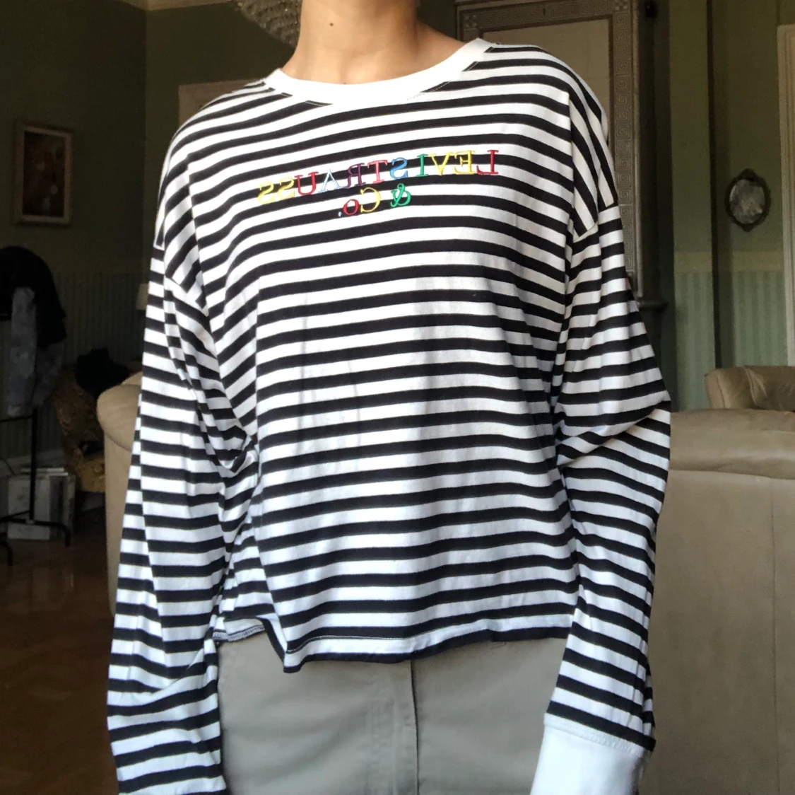 randig tröja från levis