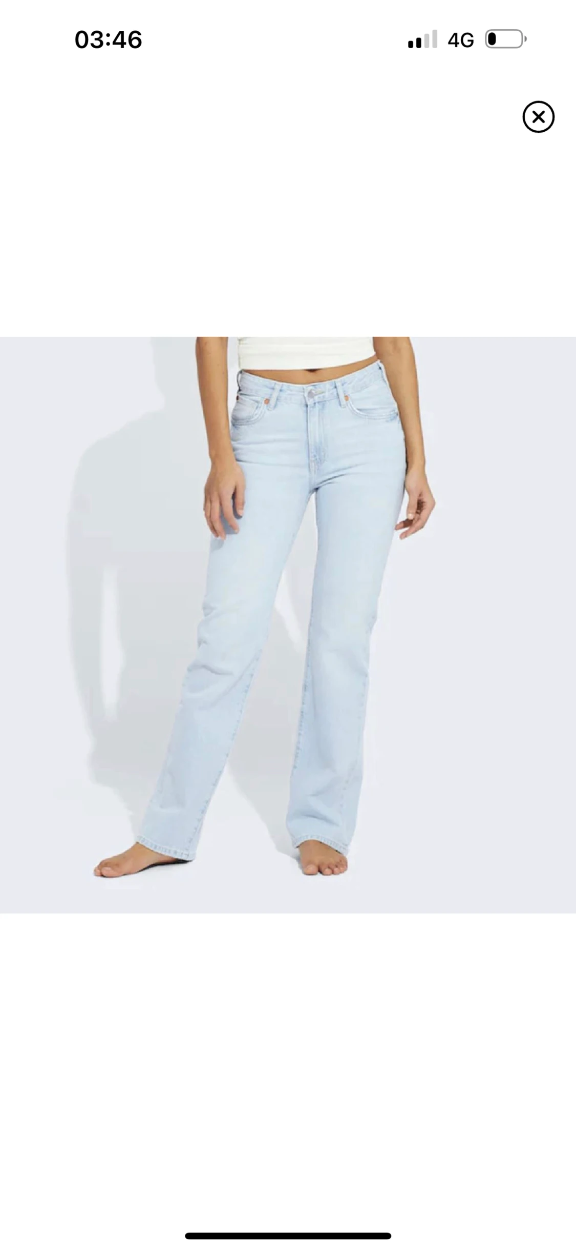 Lågmidjade jeans 