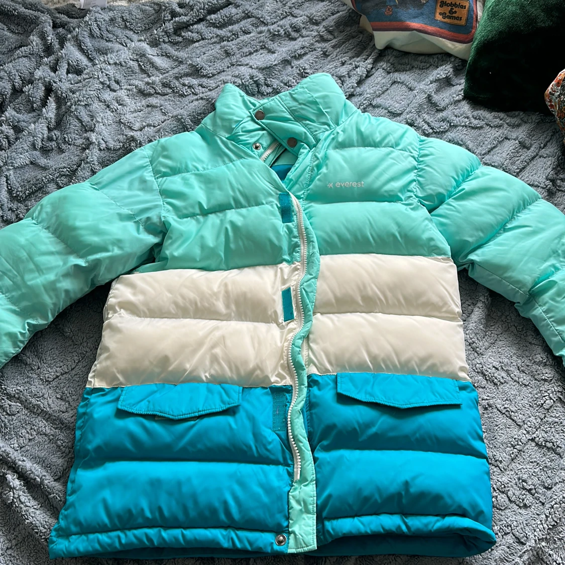 Färgglad höst vinter jacka