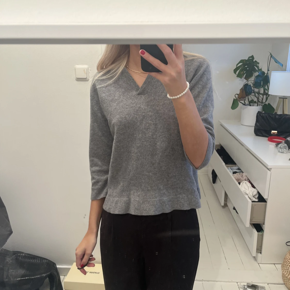 Tshirt grå  - 90