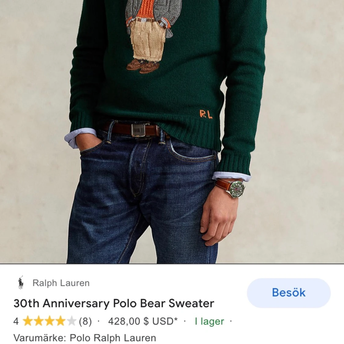 Ralplauren Tröja (Stl-M) 1500 - 91