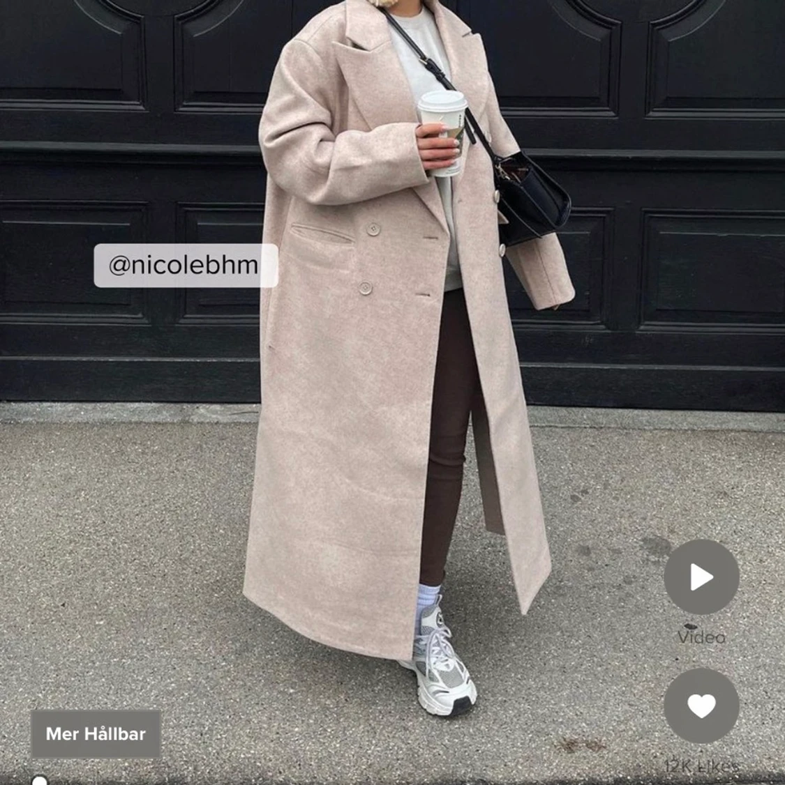 Beige kappa NAKD // storlek S