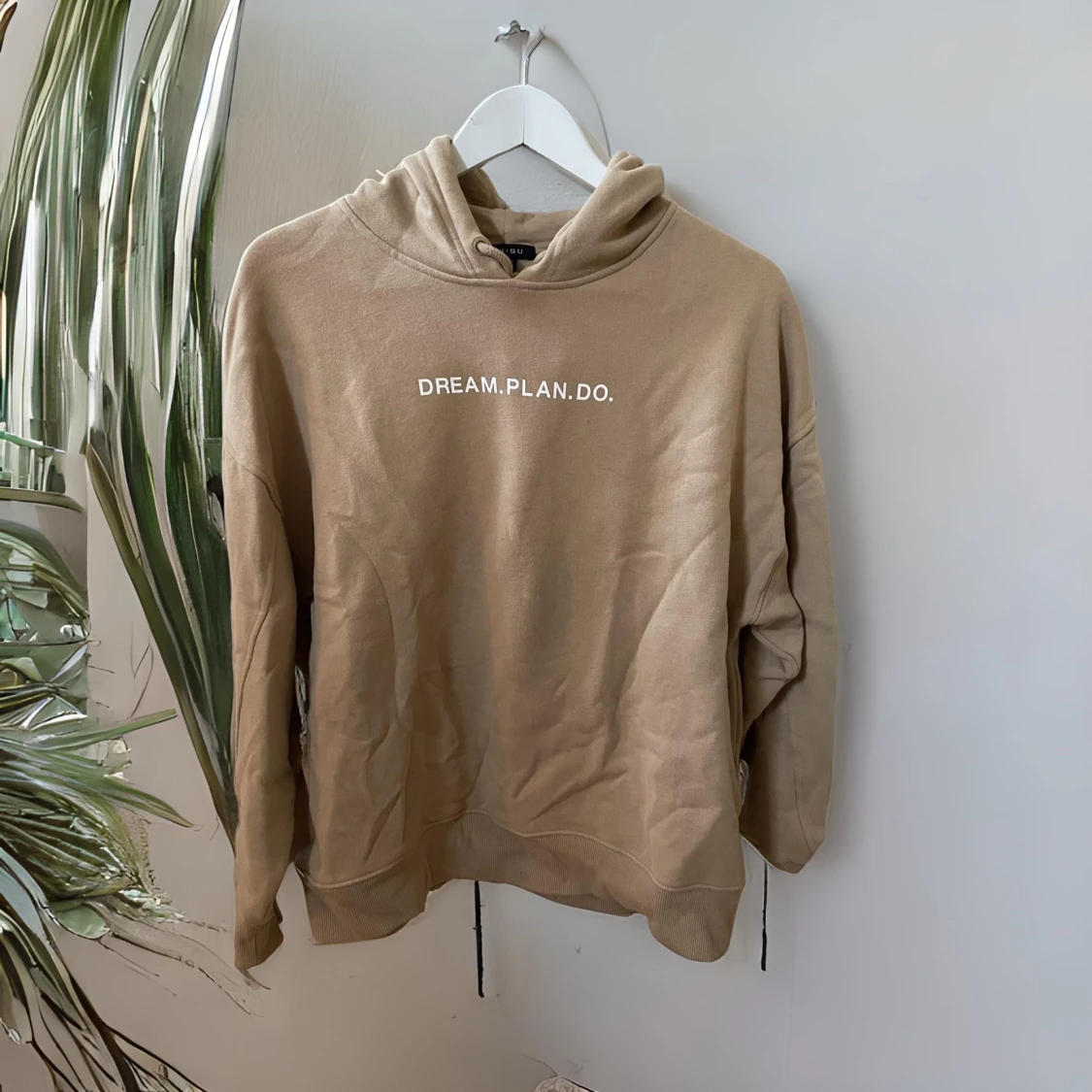 Beige hoodie