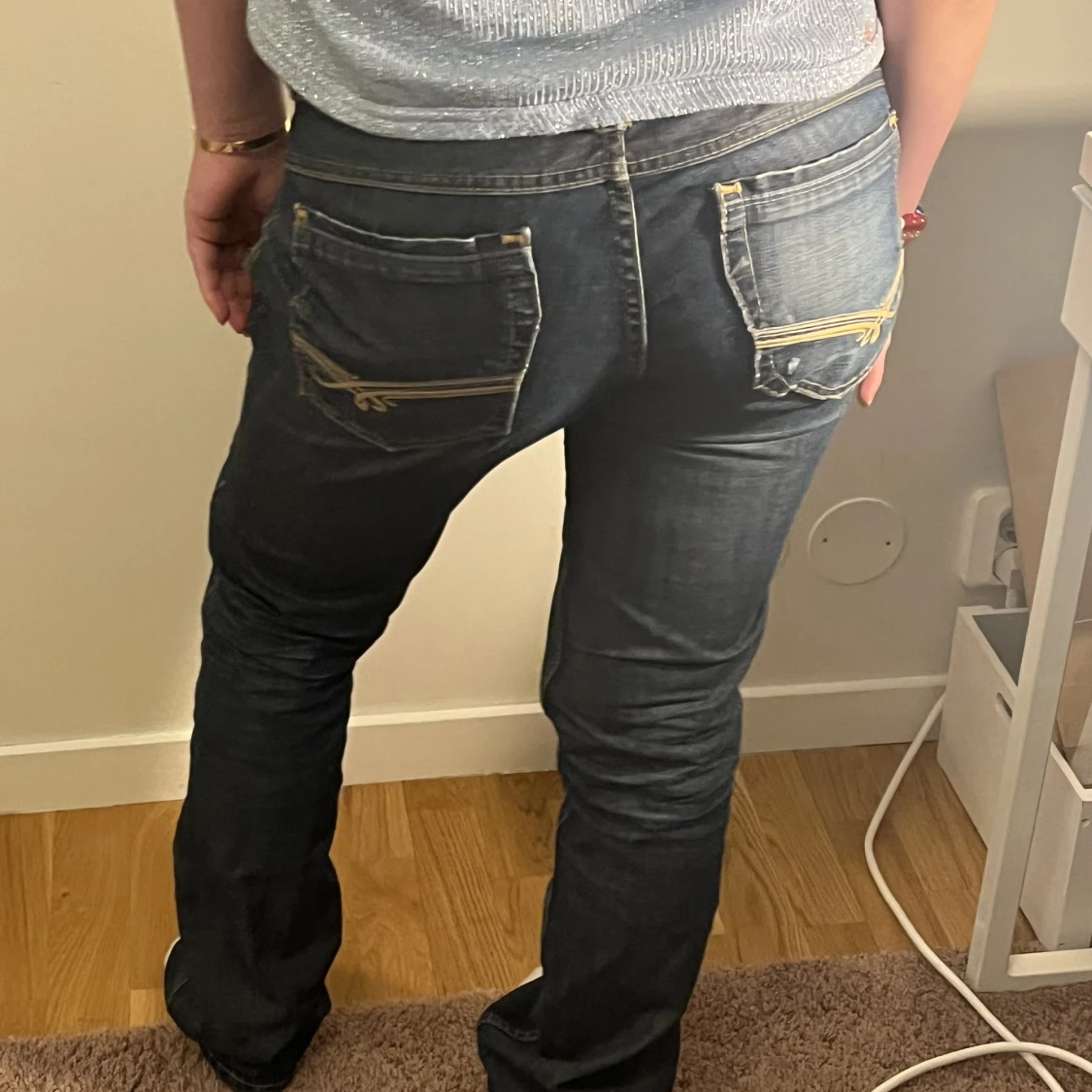 Lågmidjade jeans - 90
