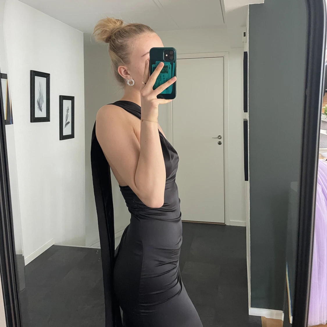 Svart långklänning 