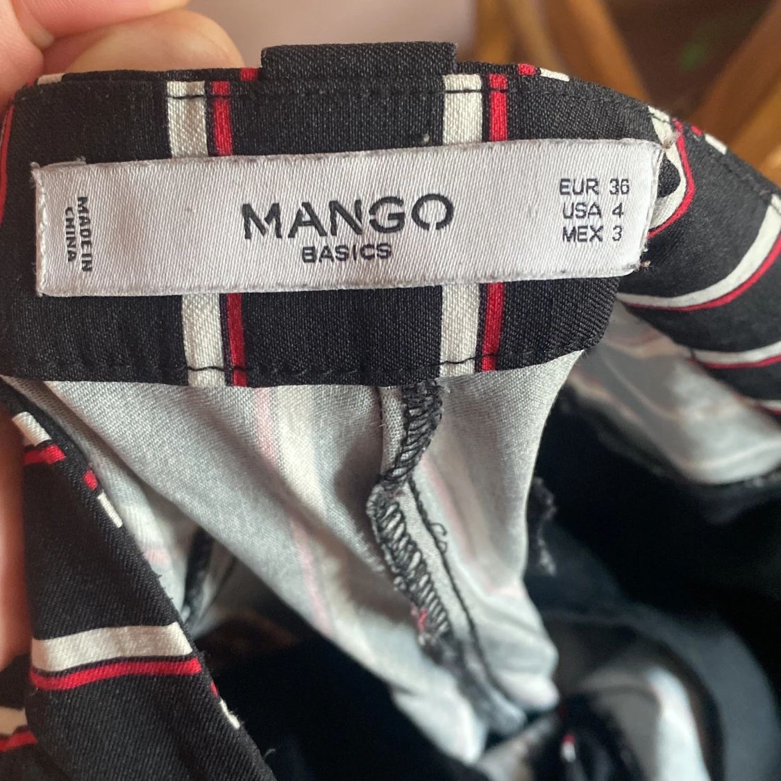 Mango Randiga kostymbyxor - 90