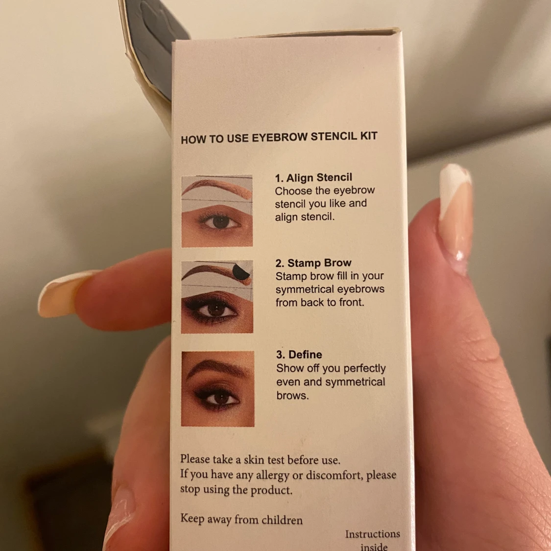 Eyebrow stencil kit - 90