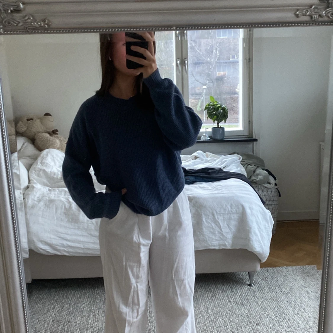 Stickad tröja💙 - 91