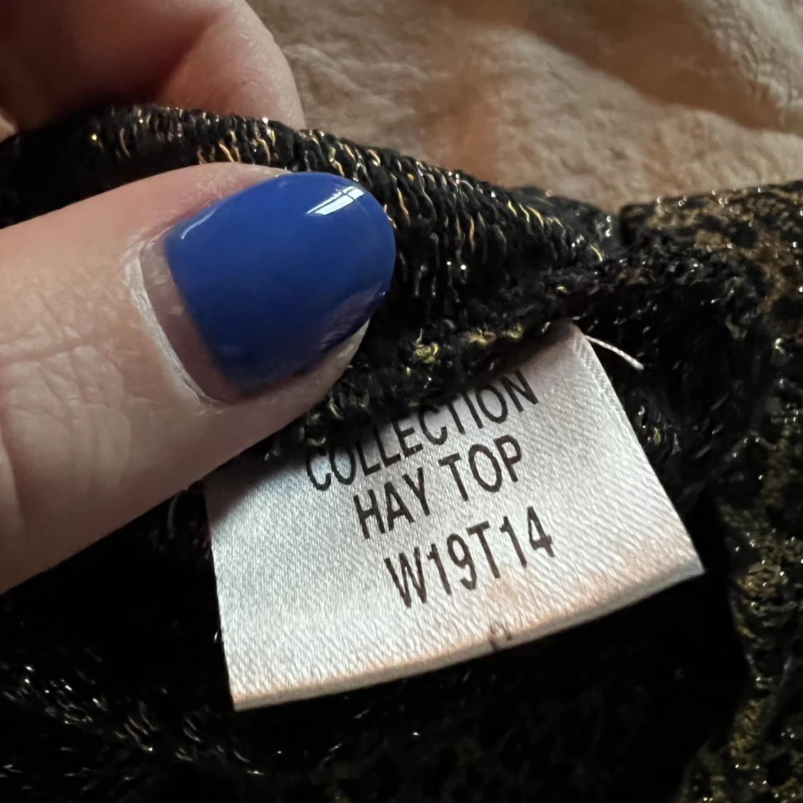 Topp från Valerie med leopardmönster - 90