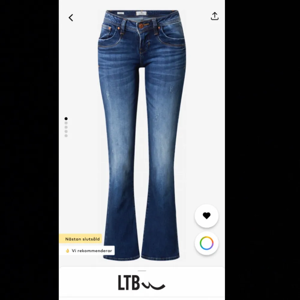 Säker dessa lågmidjade jeans från ltb! I den populära modellen valerie! ☺️ så fina, dom är slut på många ställen.  Pris kan diskuteras . Jeans & Byxor.