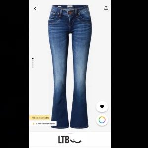 Ltb jeans lågmidjade - Säker dessa lågmidjade jeans från ltb! I den populära modellen valerie! ☺️ så fina, dom är slut på många ställen.  Pris kan diskuteras 