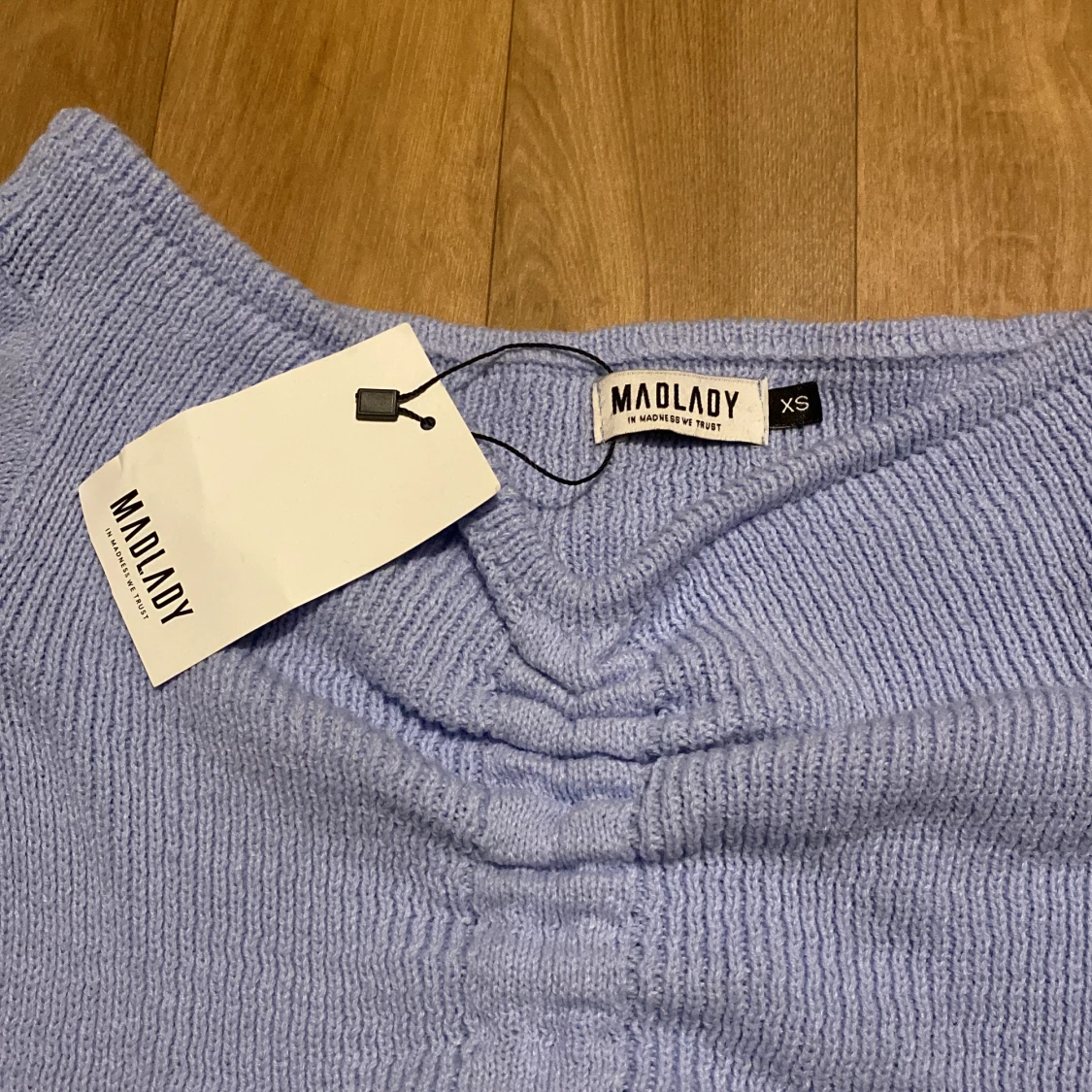 Ljusblå crop top - 90