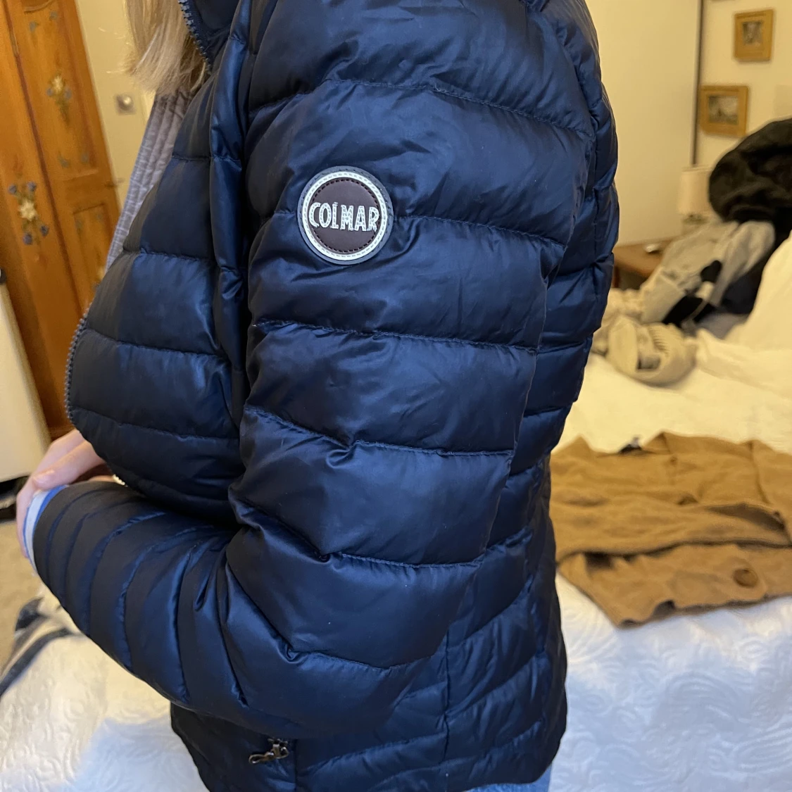 Mörkblå Colmar dunjacka  - 90