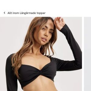 Festtopp - Säljer min helt oanvända top från Nelly. Sjukt snygg men tyvärr förliten för mig. Lapparna är kvar! Skriv för fler bilder