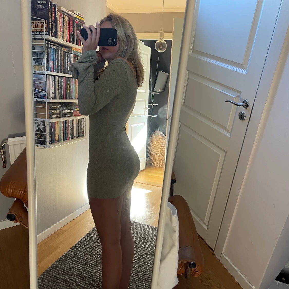 Långärmad sommarklänning  - 90