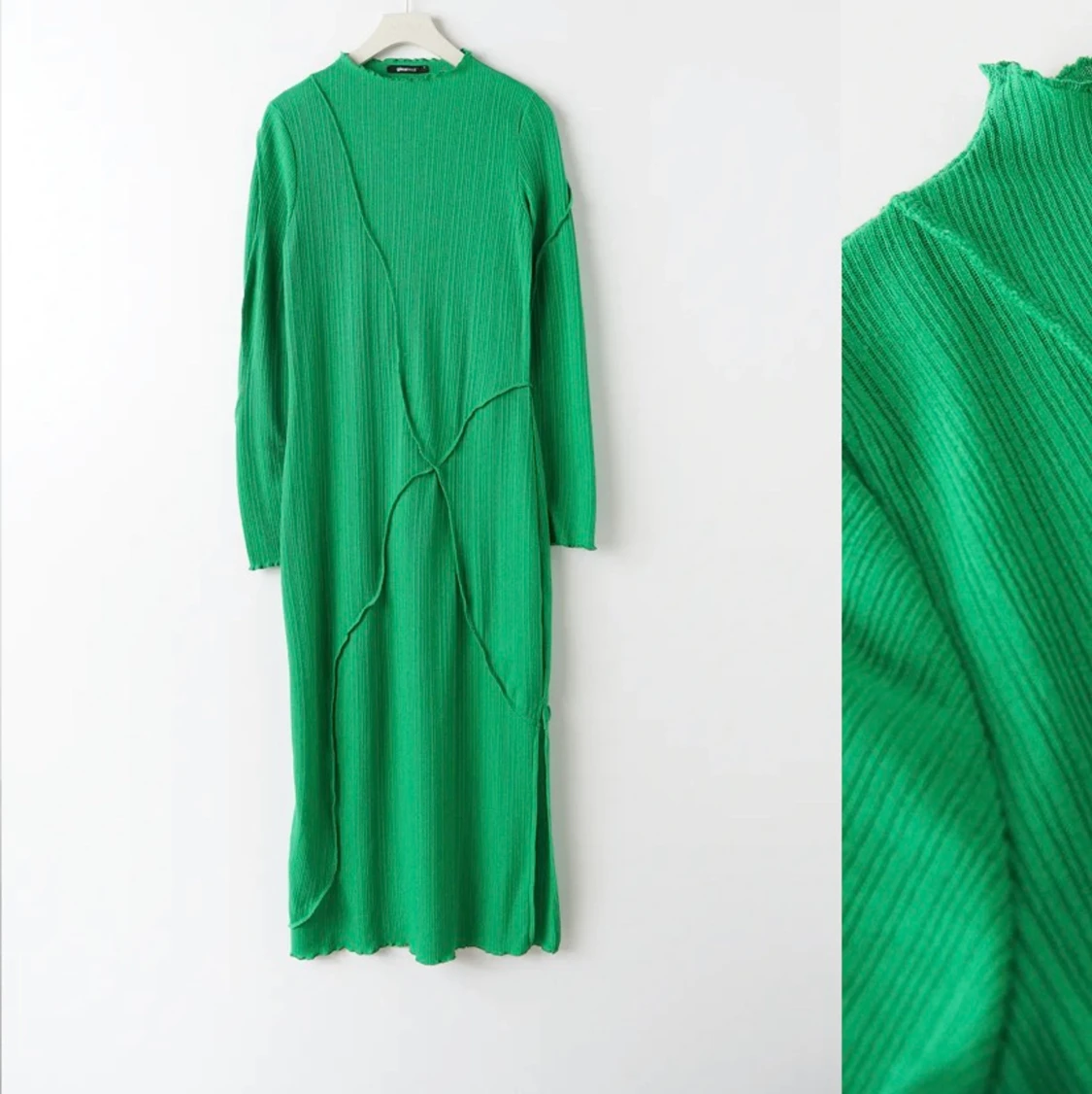 Gina tricot grön klänning, serina dress, XS - 90