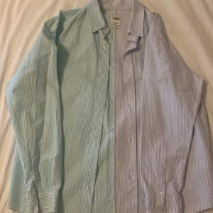 Skjorta från Zara med två olika färger. Köparen står för frakten
