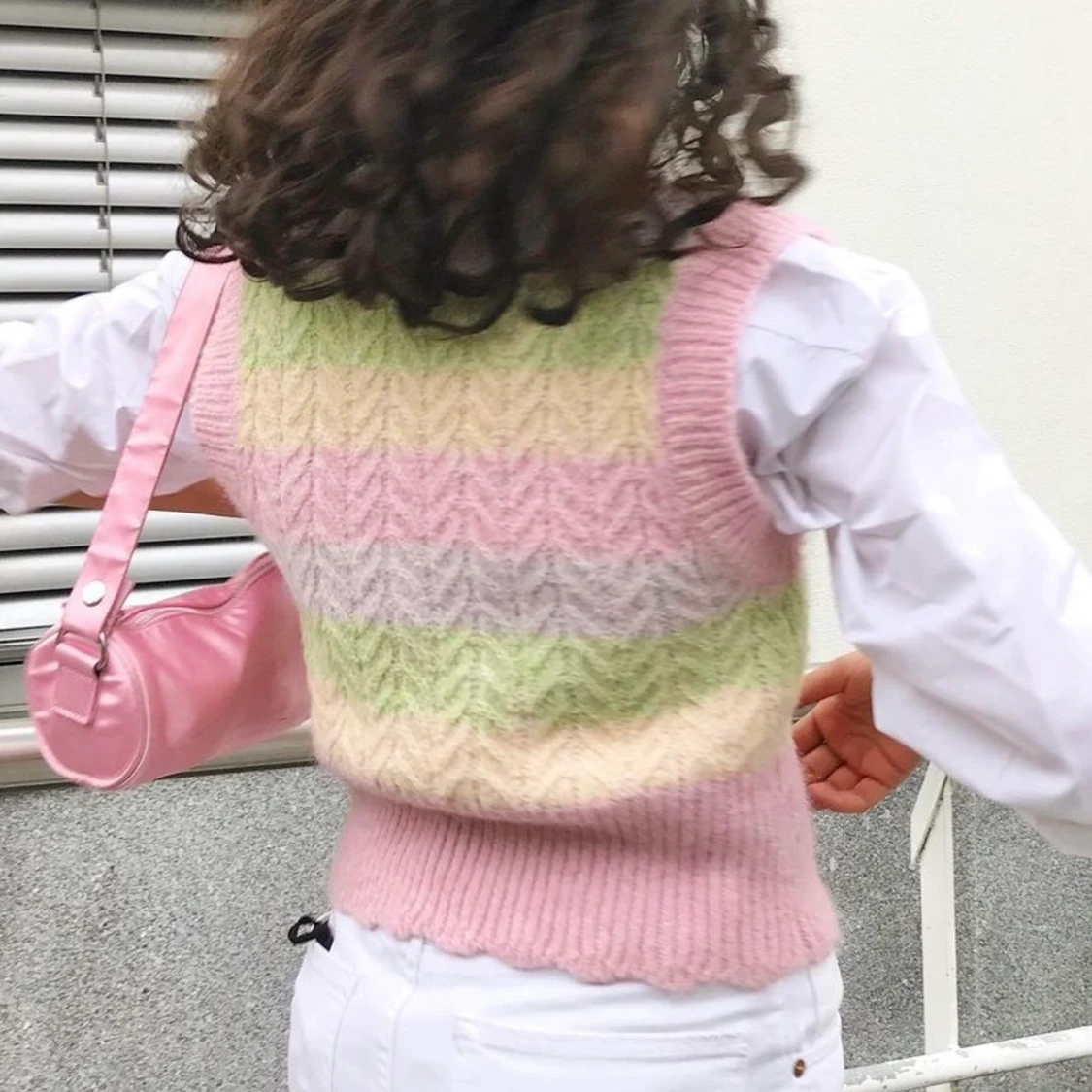 Zara vest cachemere multi color - 90