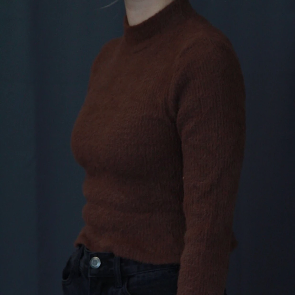 Brun tröja  - 90