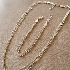 Äkta silver, Armband och halsband  - I fint skick. Använt ett fåtal gånger