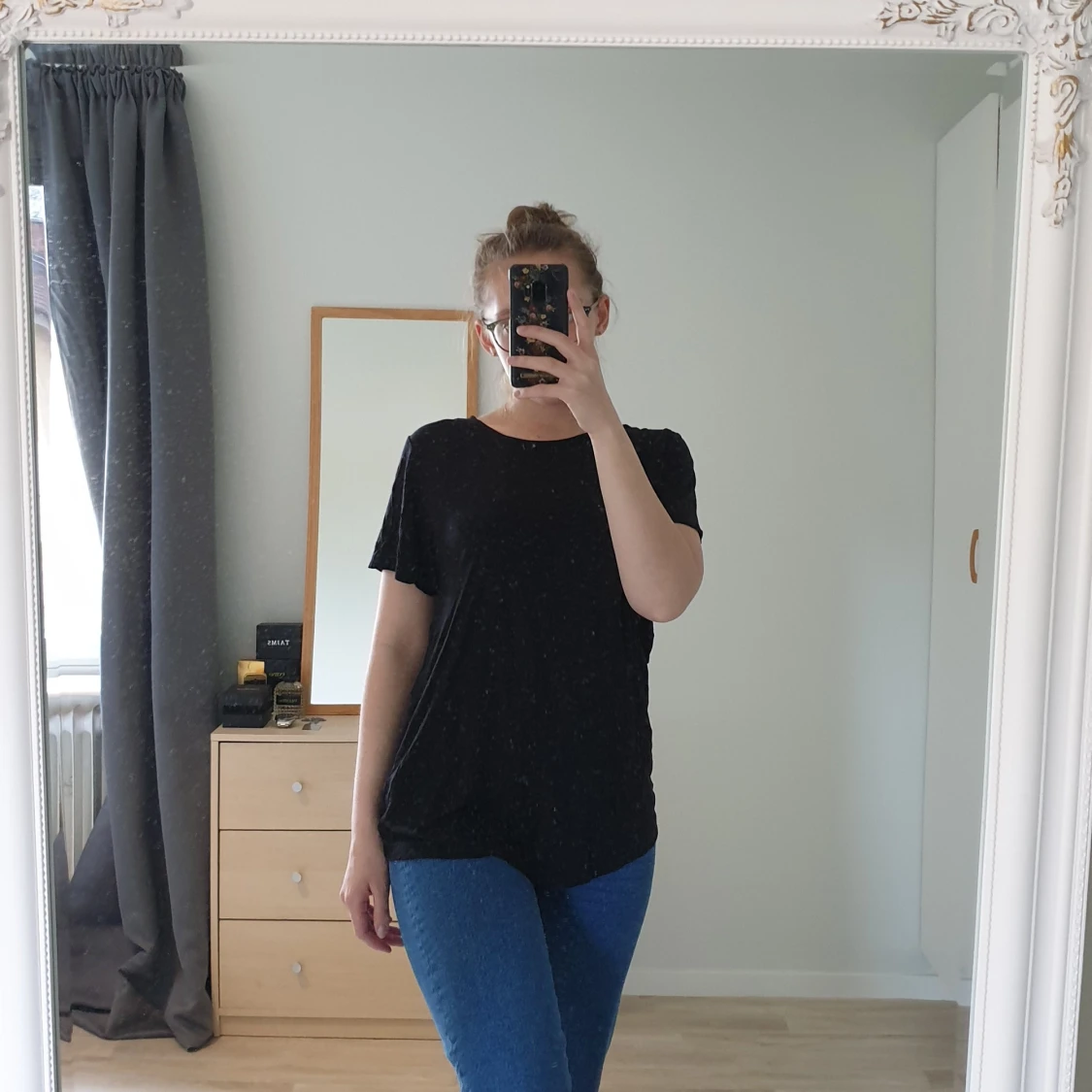 Svart fin t-shirt - 91