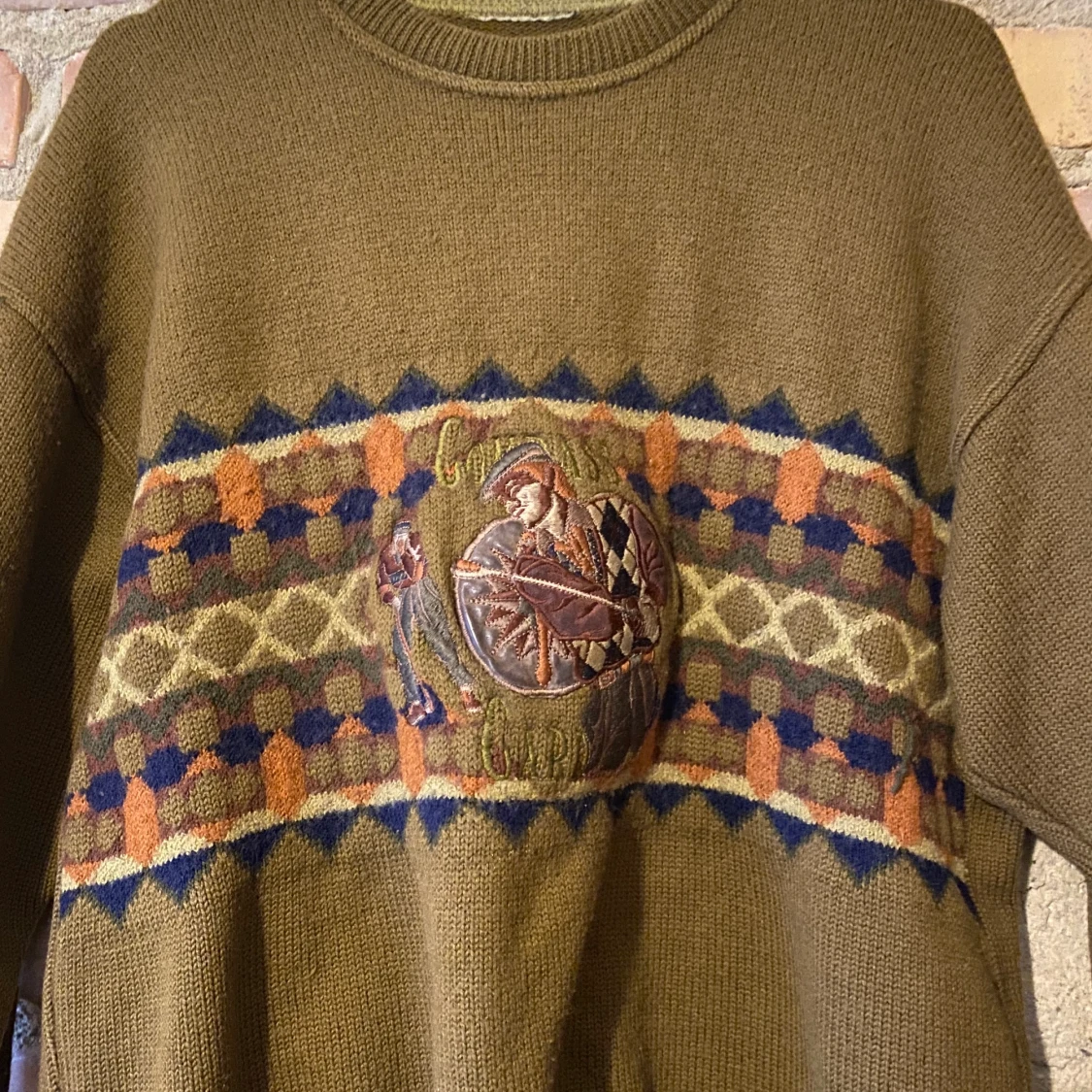 Vintage stickad tröja - 90