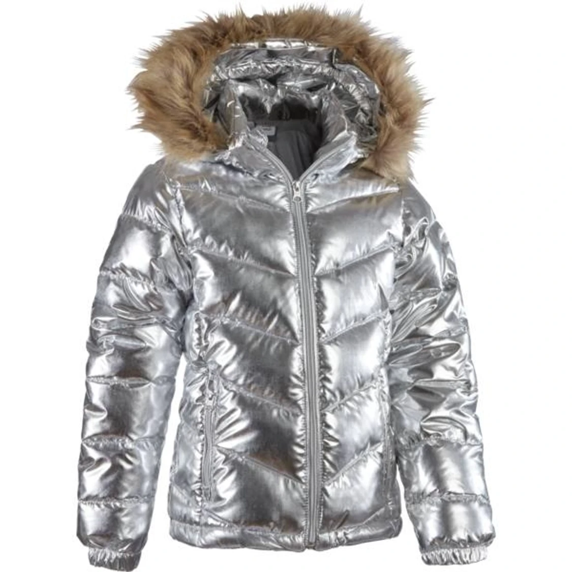 Mckinley jacka i silver med päls - 1