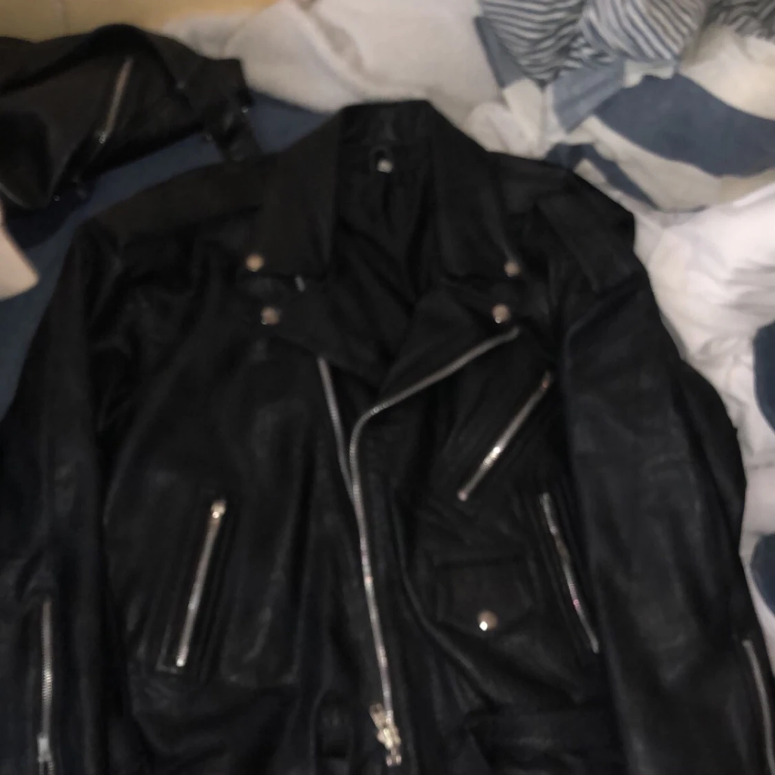 Läderjacka  - 90