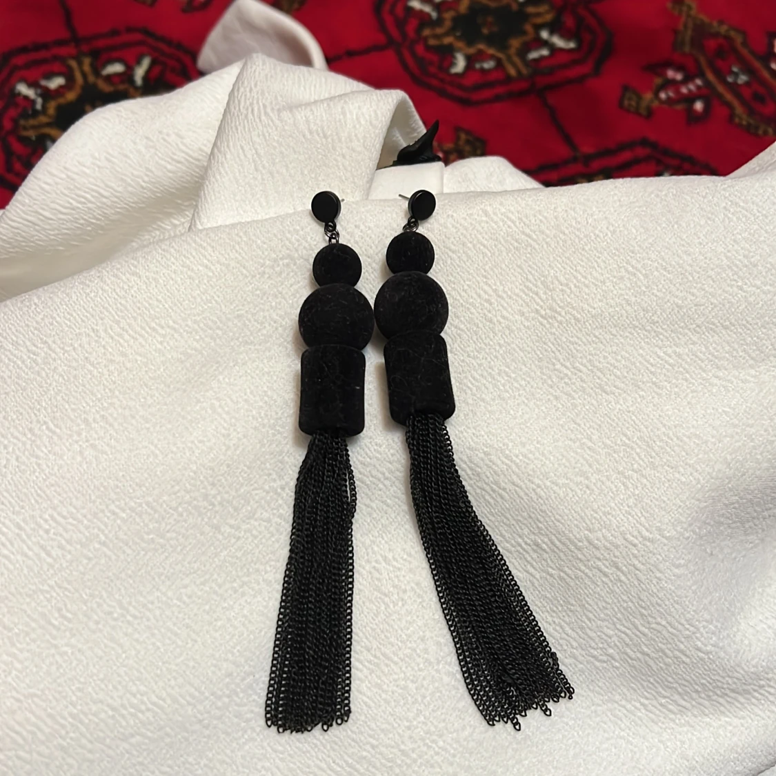 Gardin öronhängen med diamant ringar.