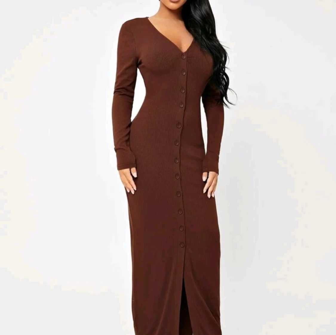 Ribbad höstklänning 🤎