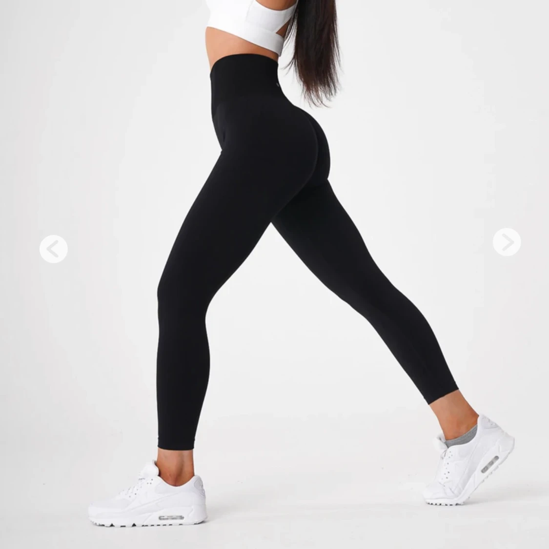 NVTGN black solid seamless leggings - 90