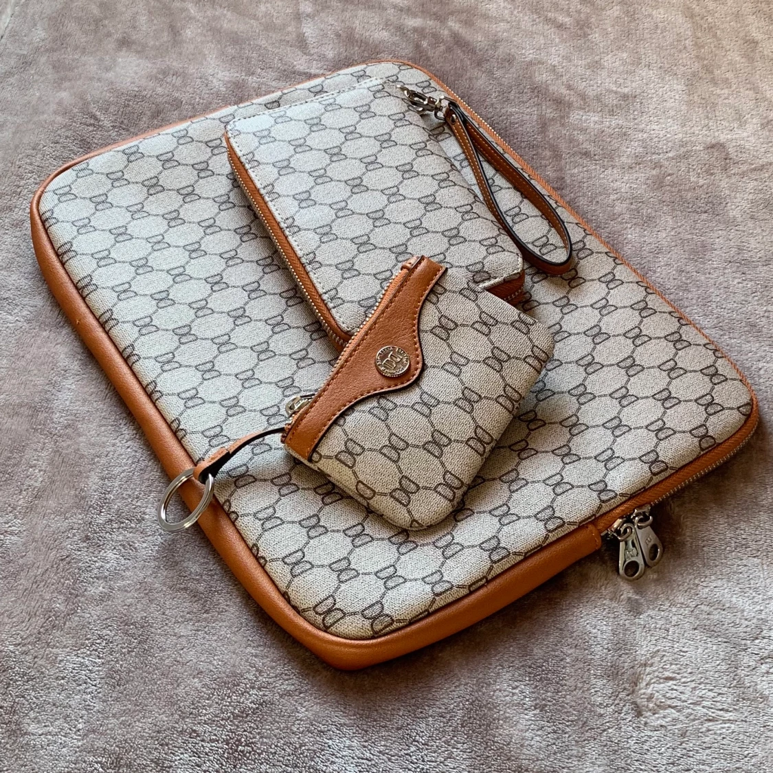 plånbok + laptopfodral set - 90
