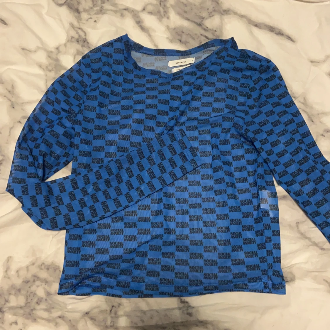 See through crop top