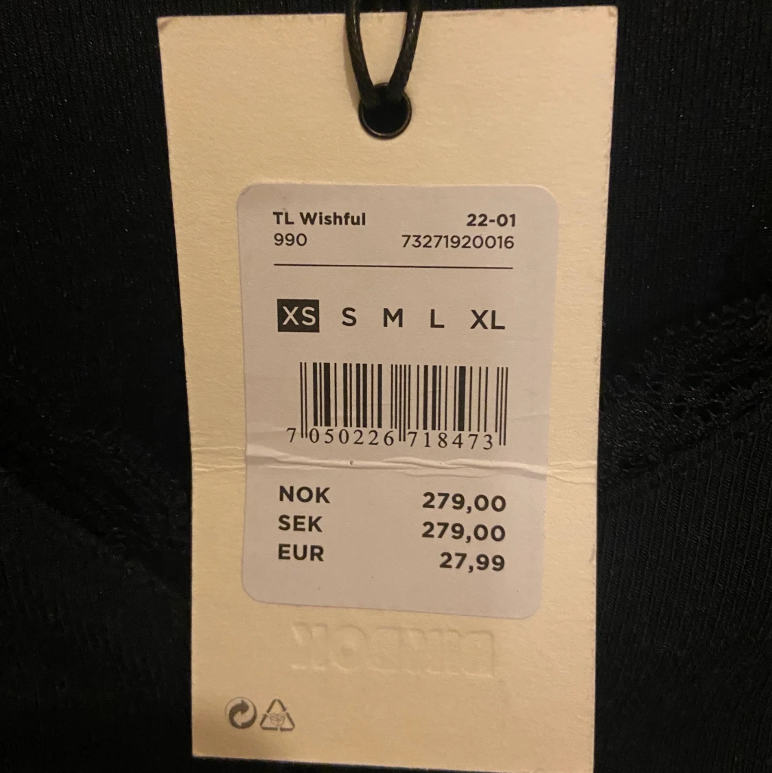 svart långärmad tröja med spets  - 91