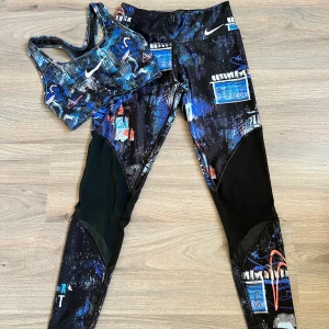 Nike - Ett helt nytt tränings sett från Nike, aldrig använt då tajtsen är för stora. Storlek xs men skulle säga att det mer är som ett s. Pris 100 + frakt💐