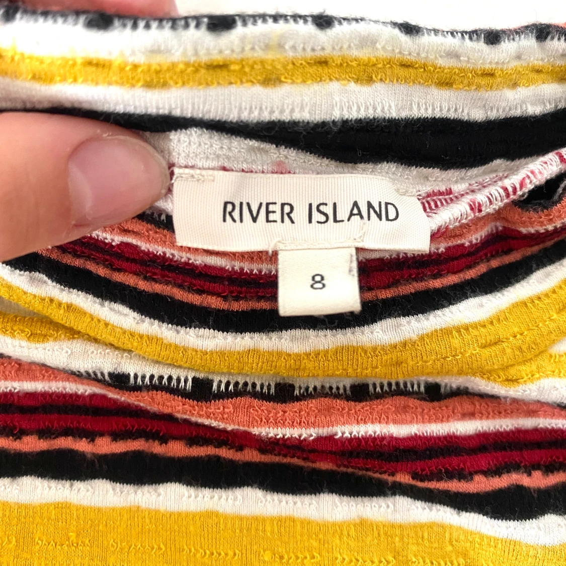 Randig tajt tröja - 90