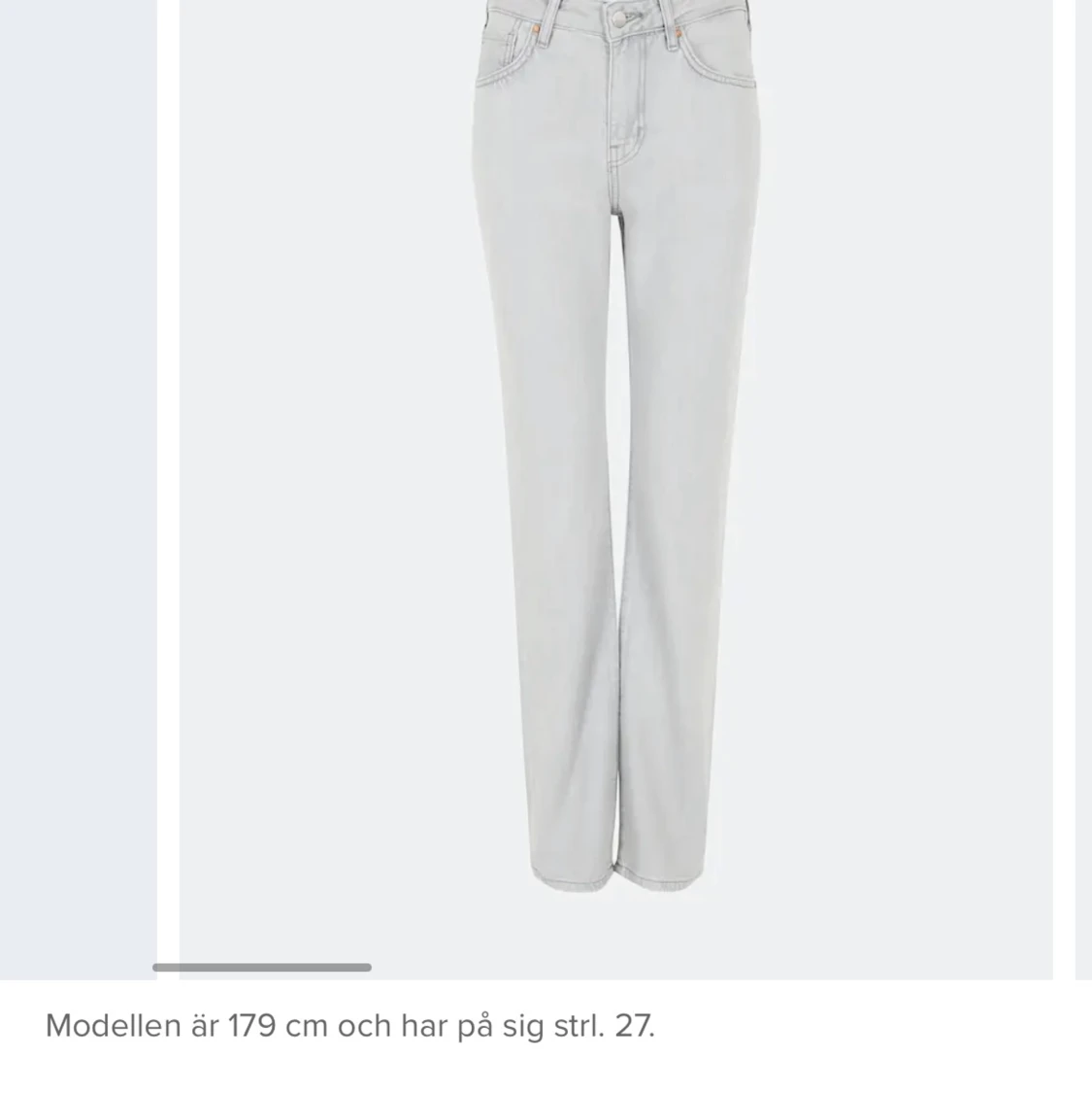 Ljusgrön jeans från bikbok - 90