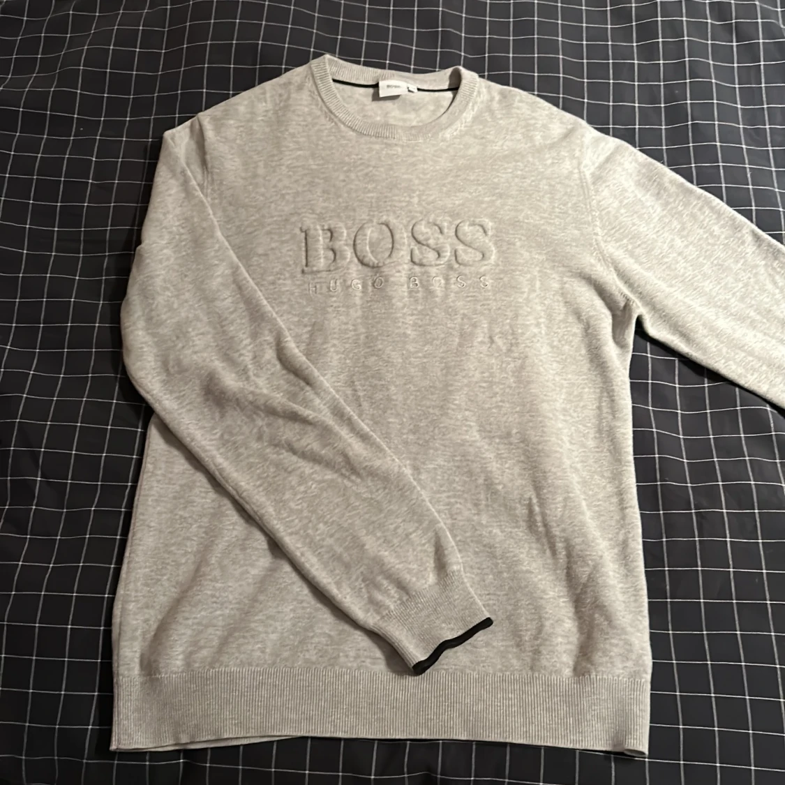 Grå Hugo Boss tröja