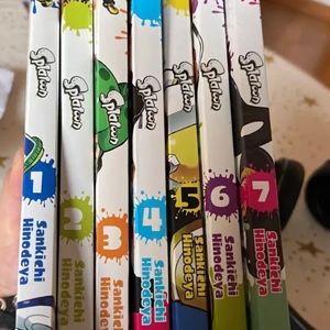 Splatoon manga (1-7) - Kan mötas i Gbg annars står köparen för frakt 📦💗 