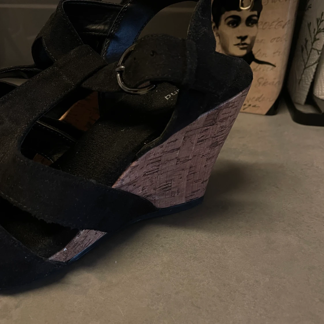 Klackar med kilklack - 91