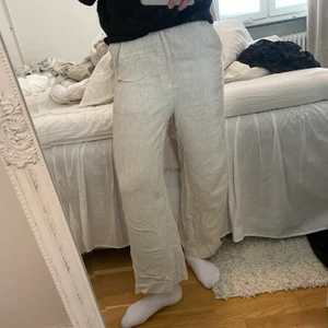 Linnebyxor  - Linnebyxor, inte så mycket använda 🌸 Mer beigea än grå som de ser ut på bilden