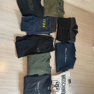 Kläder - Säljer alla dom hära plagen   Hugo boss dressen 1000kr för hela monshino tröja 1000kr disqerd byxorna 3000kr knappt använda köpt för 5000kr och resten kan vi diskutera pris på