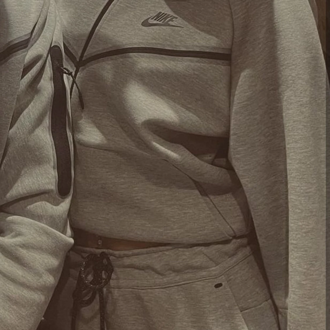 Nike Tech Grå Hel Dress - 90