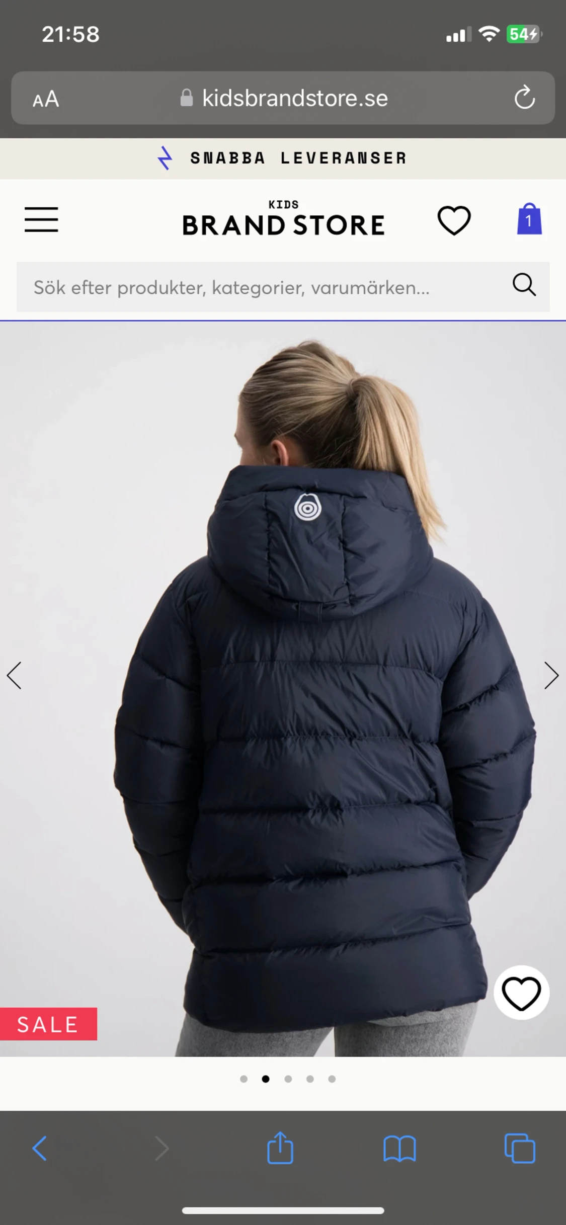 Sail racing jacka tjej  - 90