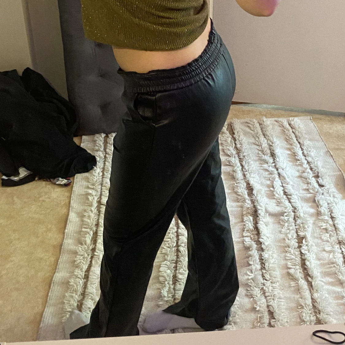 Skinn byxor!!  - 90