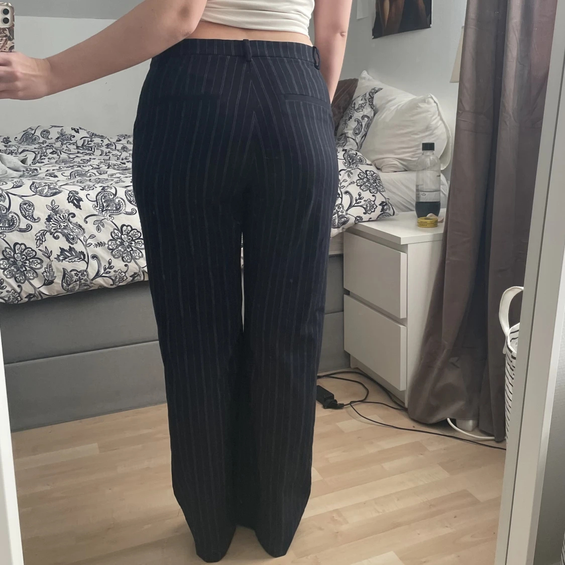 Lågmidjade kostymbyxor - 90