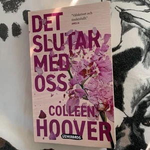 Det slutar med oss - Skriven av Colleen Hoover, på svenska, pocket, köptes för 75kr