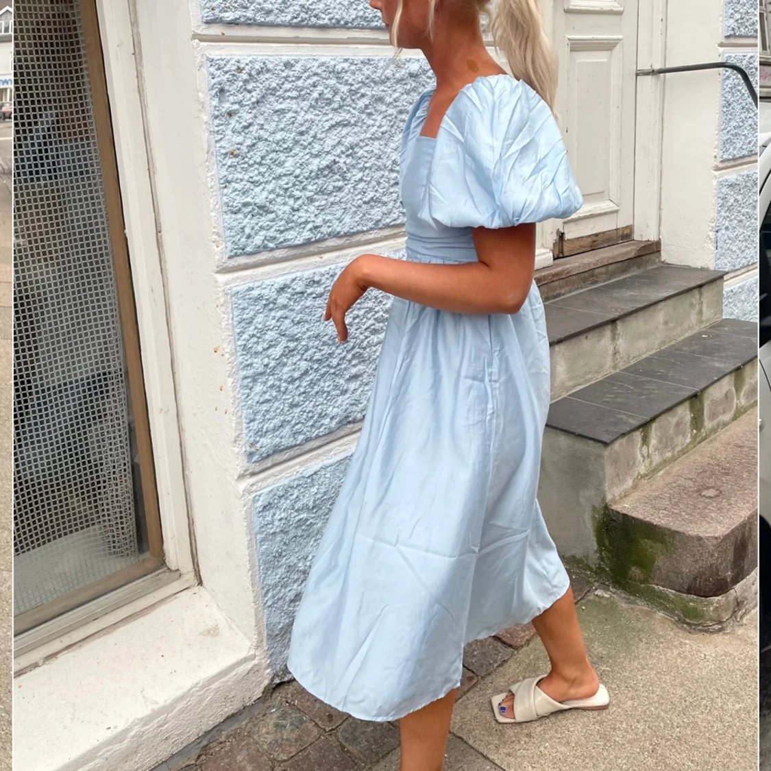 Oanvänd blå klänning itsmay - 91